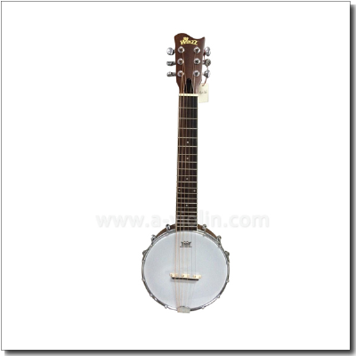 26" 6 Strings Black Walnut Fingerboard Travel Banjo (ABO126)