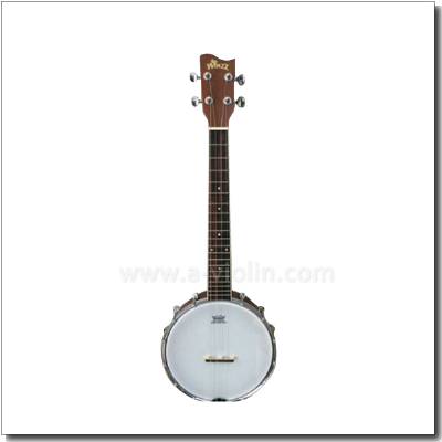 26" 4 Strings Black Walnut Fingerboard Travel Banjo (ABO124)