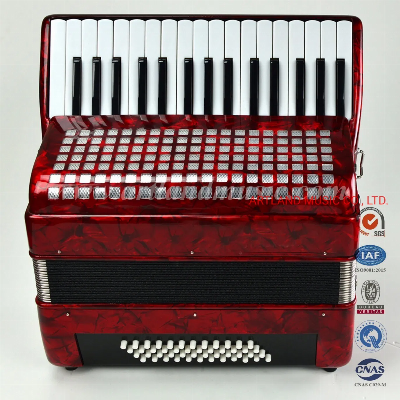 30 Keys 48 Bass Piano Accordion Red (AT3248)