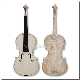 Unvarnished Flamed Maple White Viola (L200M)