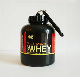 Promotional Custom Logo Plastic Portable Mini Protein Powder Container Carabiner Keychain manufacturer