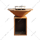 Camping Outdoor BBQ Grills Garden Corten Steel BBQ Grill Stove manufacturer