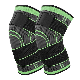 Custom Breathable Nylon Knee Sleeve Support Brace Adjustable Compression Knee Sleeve manufacturer