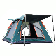 Outdoor Waterproof Pop up Camping Tent Automatic Polyester Silver Coating Family Tent manufacturer