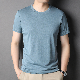 Wholesale Short Sleeve Round Neck Sports and Leisure Mens T-Shirt Custom Logo Solid Tee Shirt manufacturer