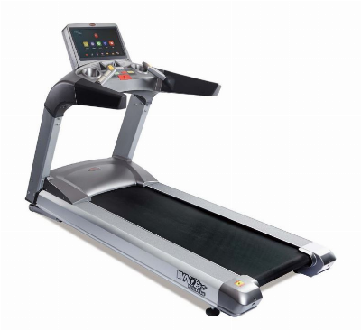 19" Touch Screen AC 6.5HP Commercial Motorized Treadmill Gym Equipment