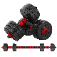 Wholesale Fitness Equipment Power Training Weights Gym Equipiment Fitness Adjustable Dumbbell Set manufacturer