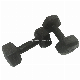Free Weight Wholesale Gym Equipment Rubber Fixed Rubber Coated Hex Dumbbell manufacturer