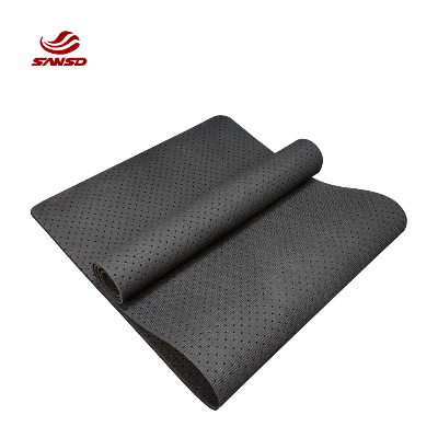 Eco Friendly Breathable TPE Punching Holes Spiracle Pinhole Yoga Mats