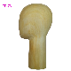 Wooden Looking Egg Shape Fiberglass Head Mannequin for Hat Display manufacturer