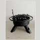 Large Camping Round Portable Charcoal Steel Fire Pit with 3 Legs manufacturer