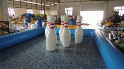 Inflatable Human Bowling Ball Game